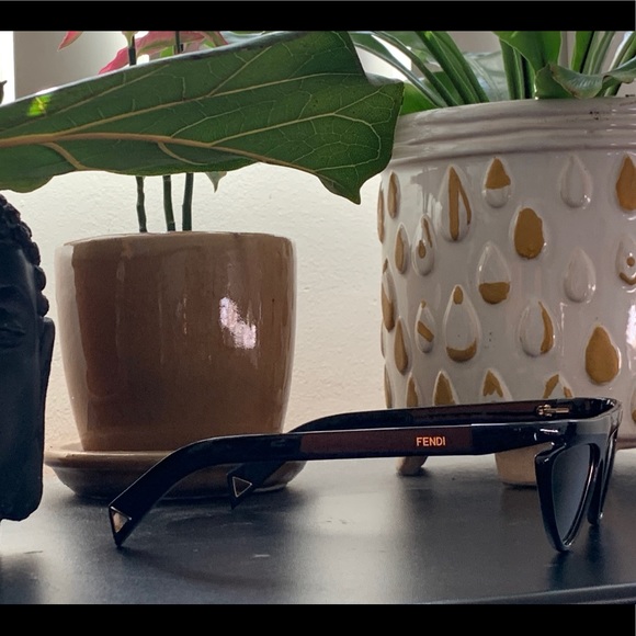 Androgynous Fendi Cat Eye Sunglasses. Androgynous Fendi Cat Eye Sunglasses main image 2